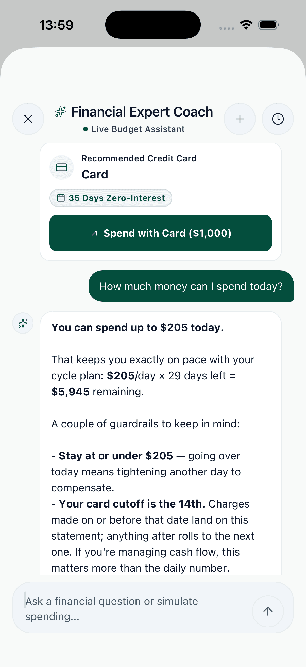Masrafo iOS AI Financial Assistant
